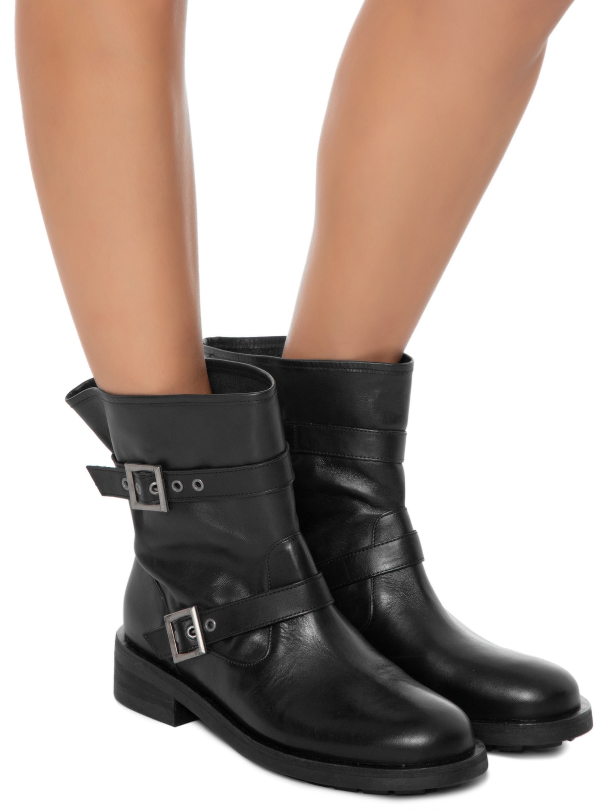 Bota Feminina Bronson Couro Preto Schutz