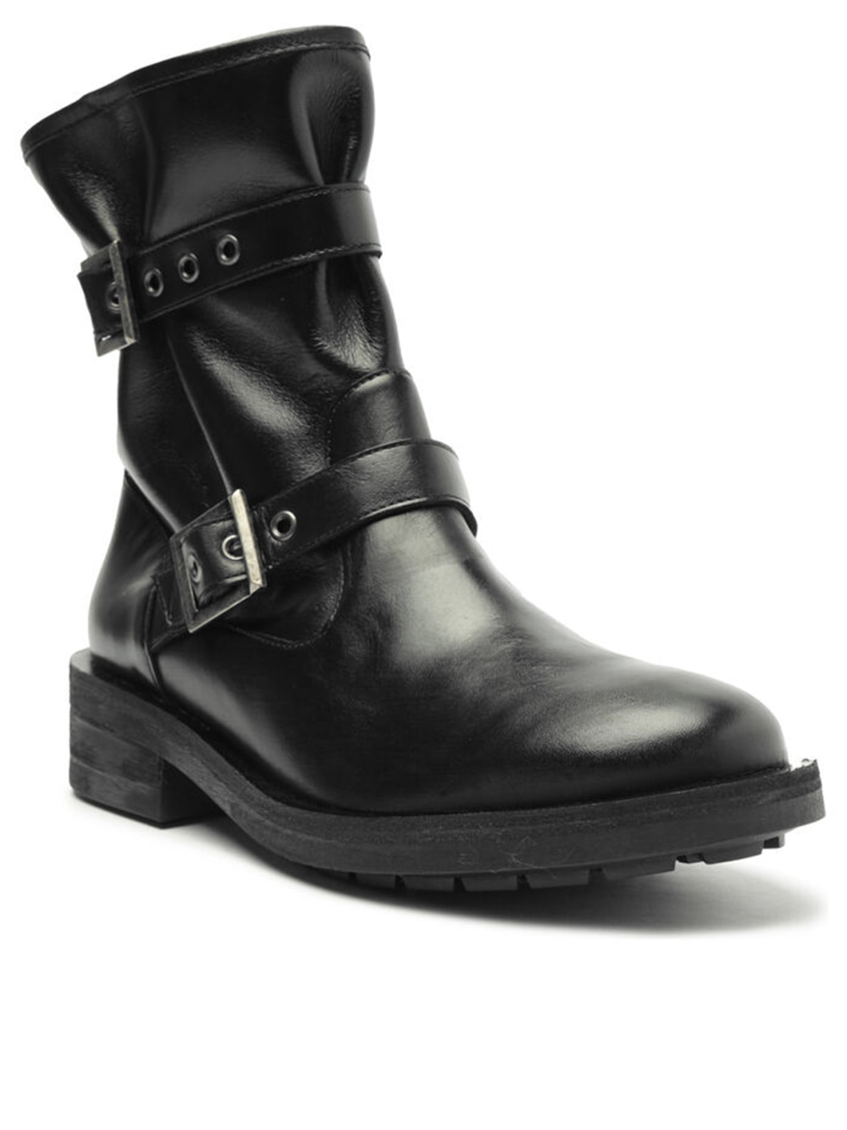 Bota Feminina Bronson Couro Preto Schutz