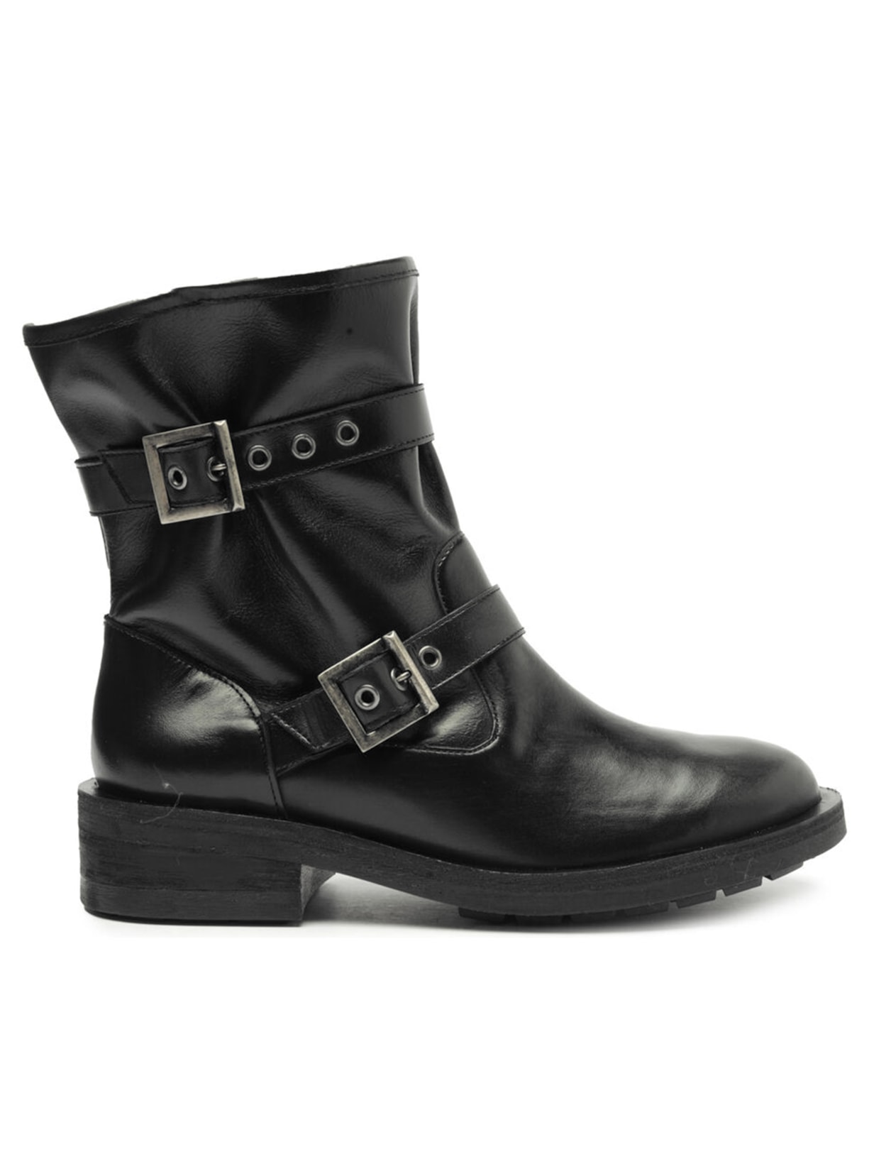 Bota Feminina Bronson Couro Preto Schutz