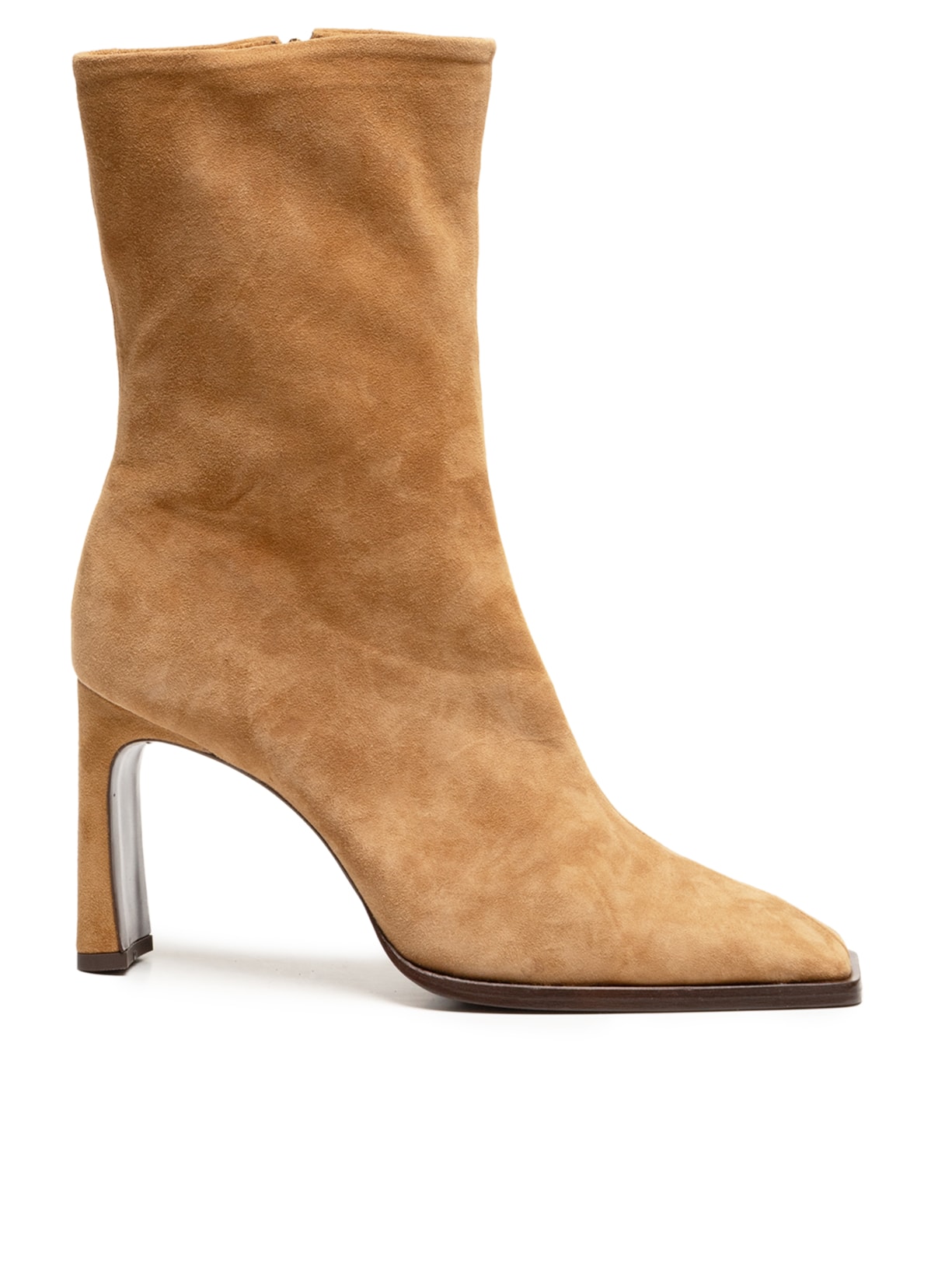 Bota Feminina Camurça Cabra - Marrom