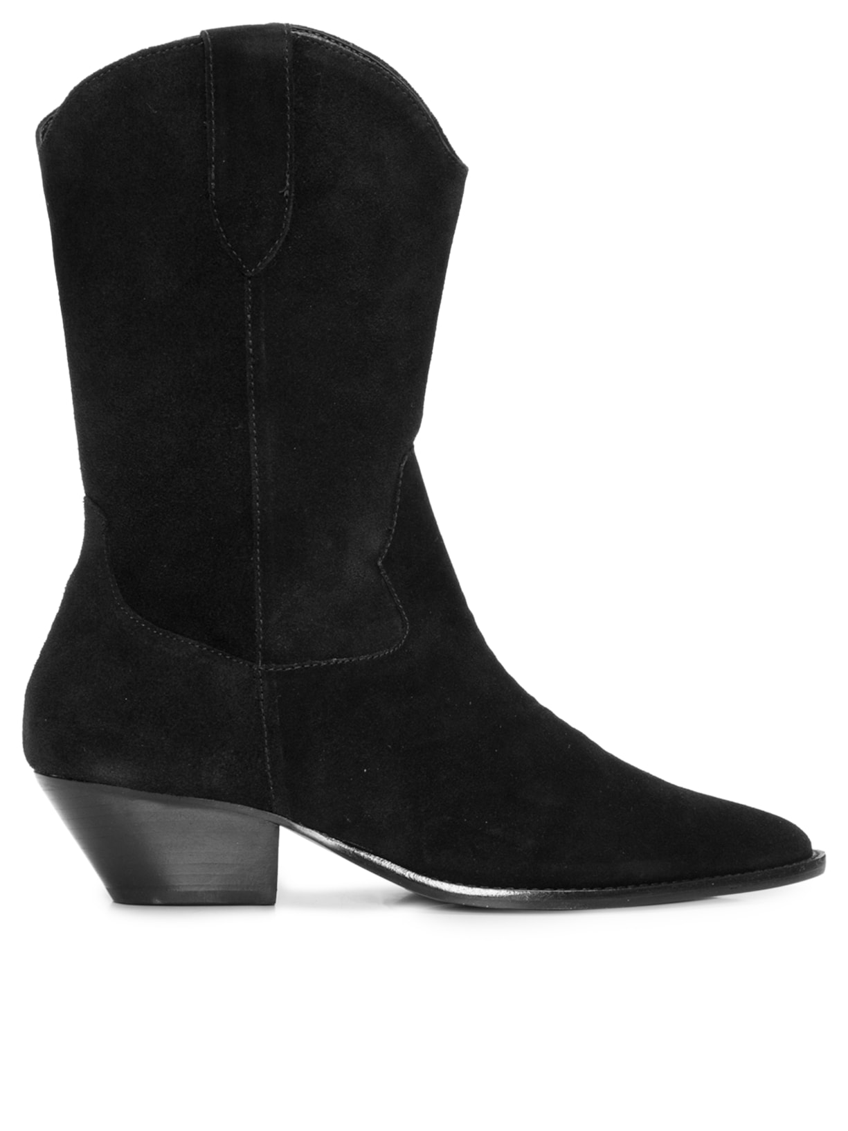 Bota Feminina Camurça - Preto