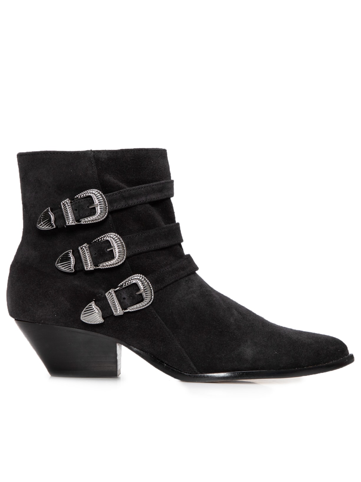 Bota Feminina Camurça - Preto