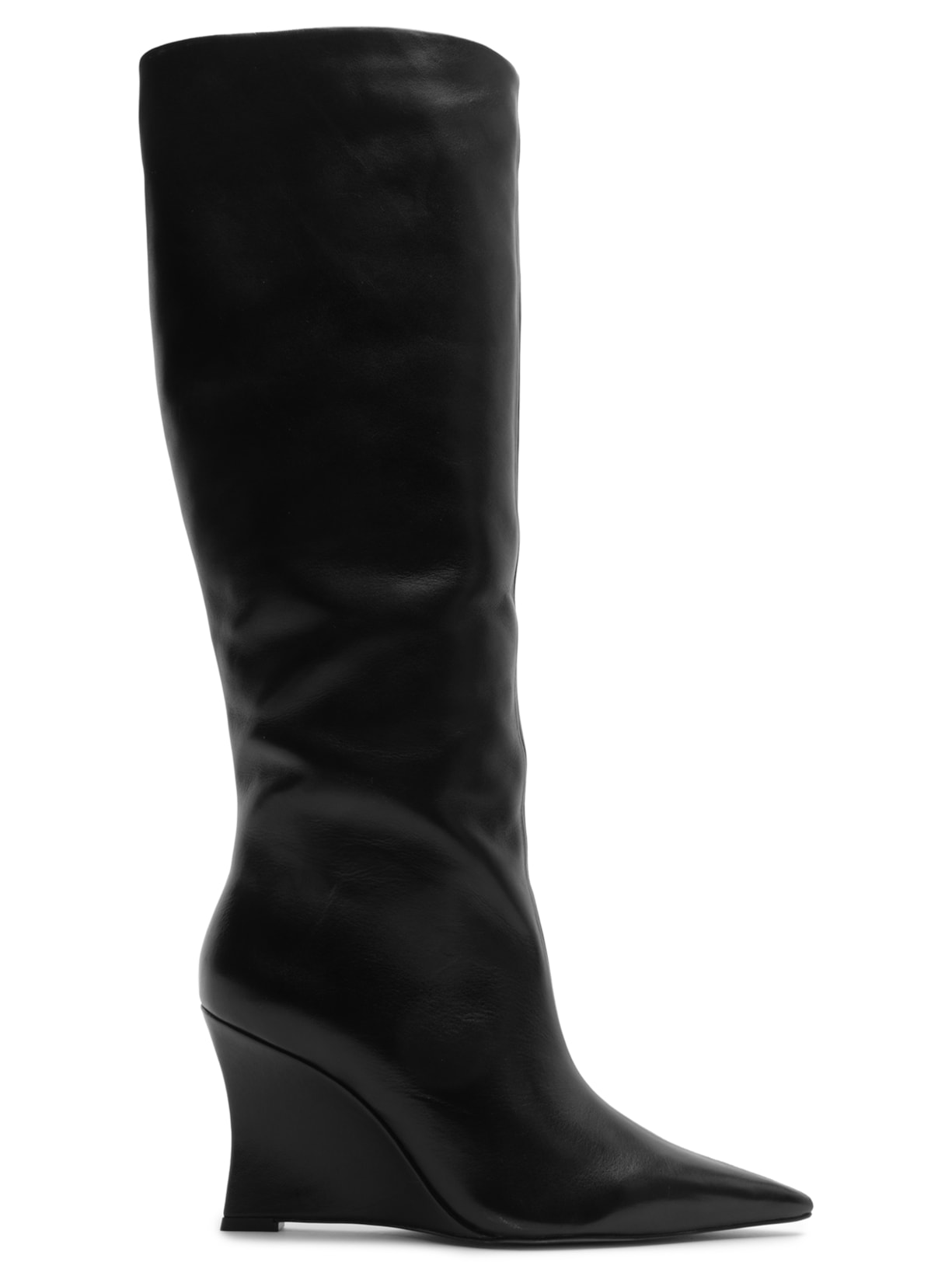 Bota Feminina Cano Alto Atanado Soft - Preto