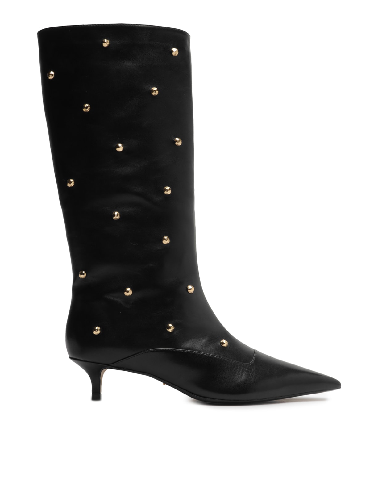 Bota Feminina Cano Alto Bico Fino - Preto