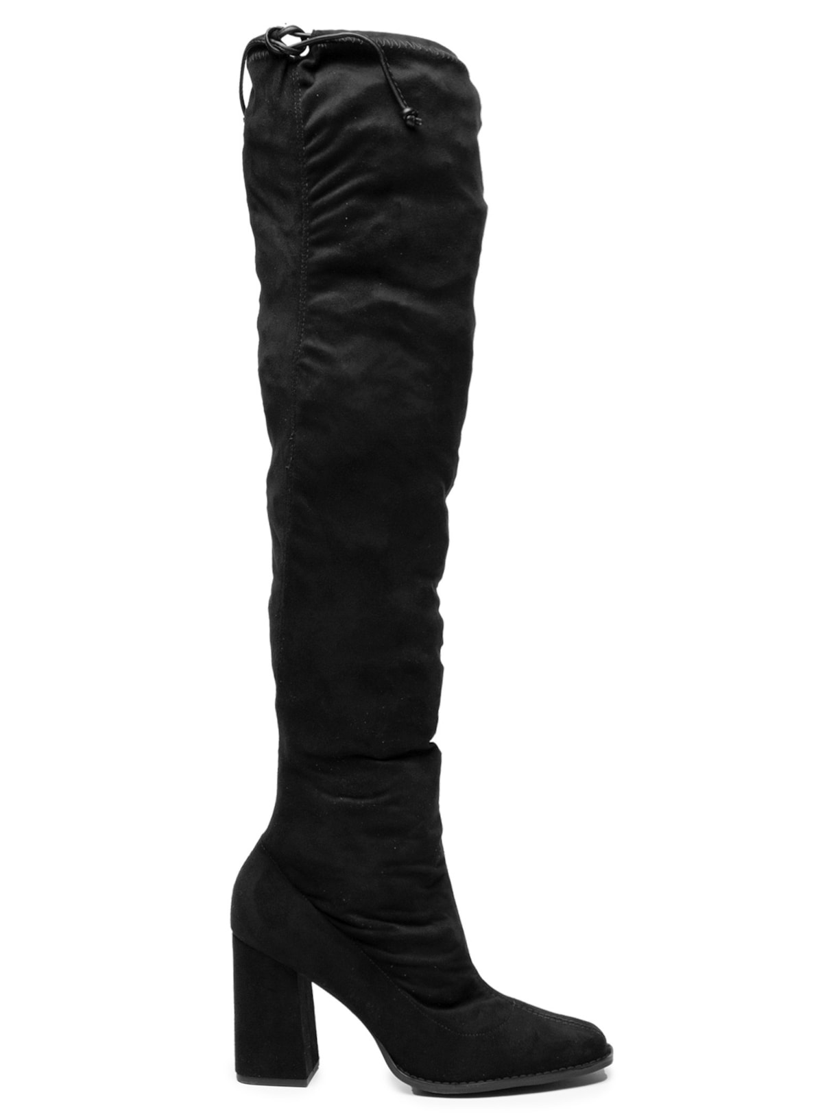 Bico Quadrado Bota De Couro Salto Grosso Bota Bottero Feminina Em