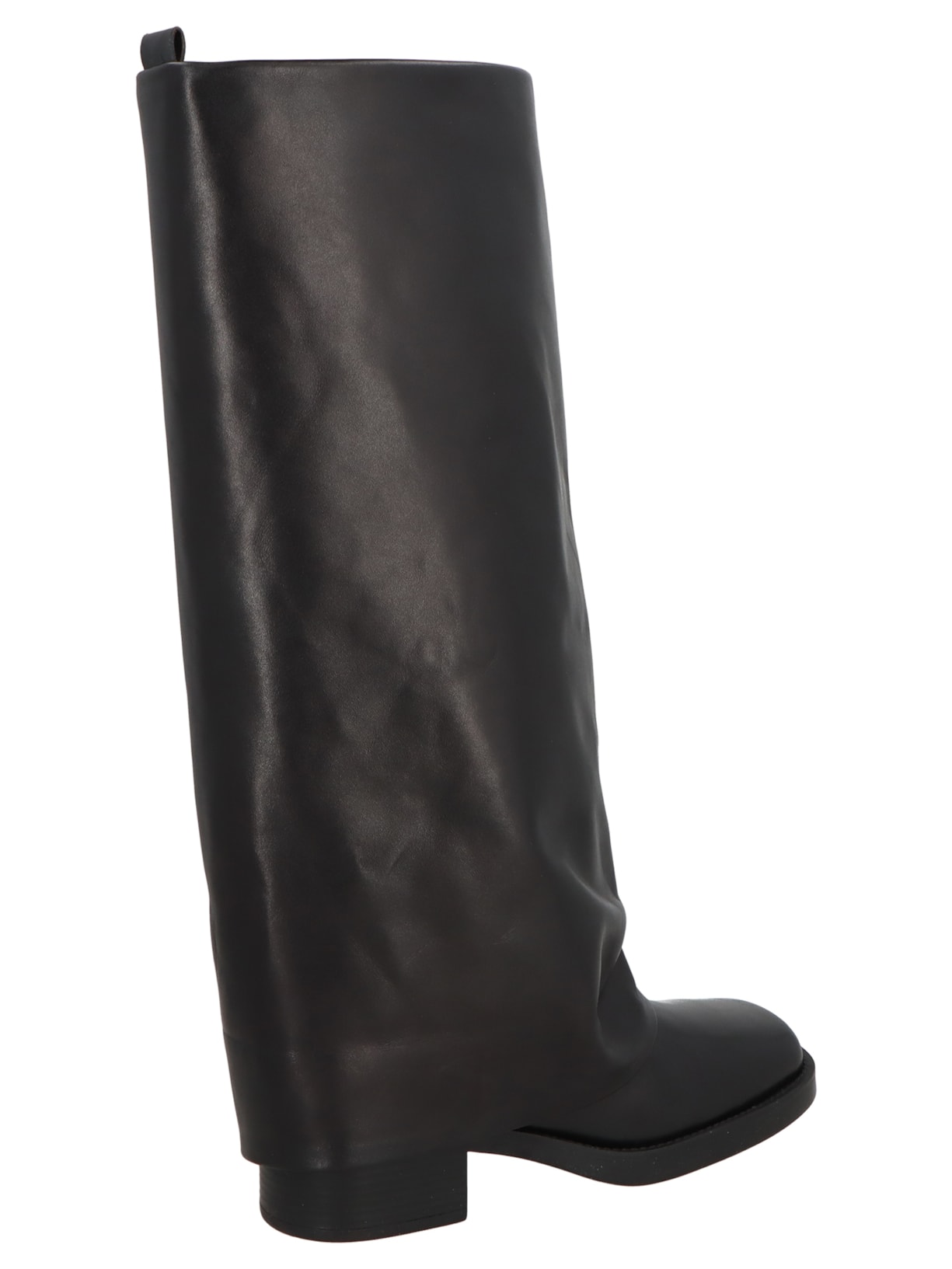 Bota Feminina Cano Alto Grease Preto Luiza Barcelos