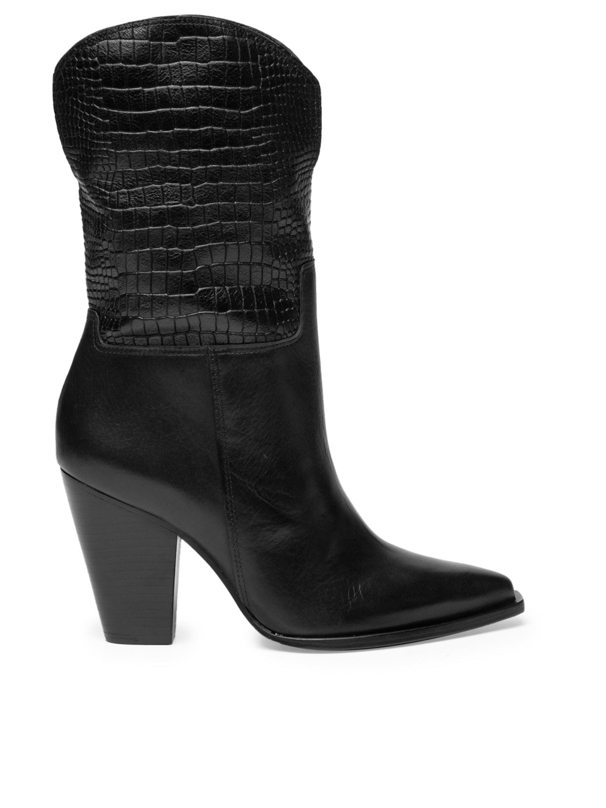 Bota Feminina Cano Alto - Preto
