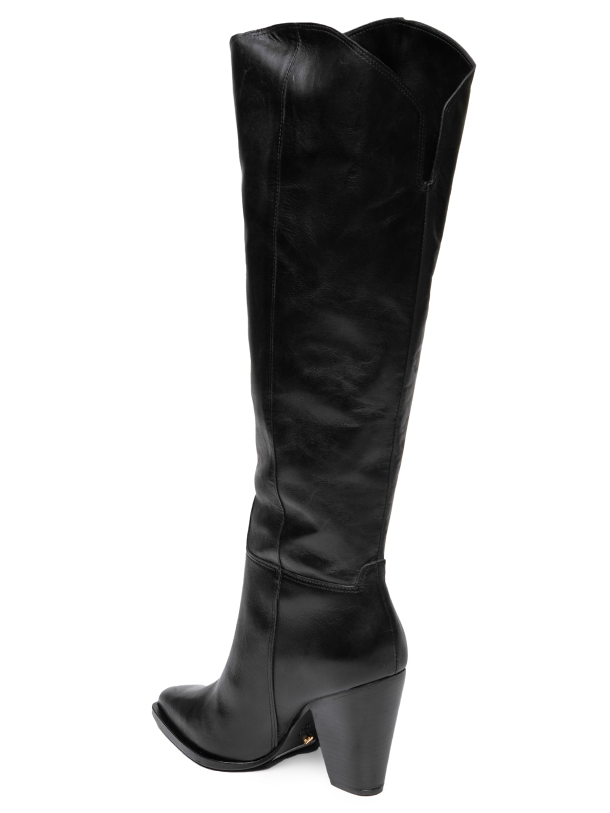 Bota Feminina Cano Alto Preto Vicenza