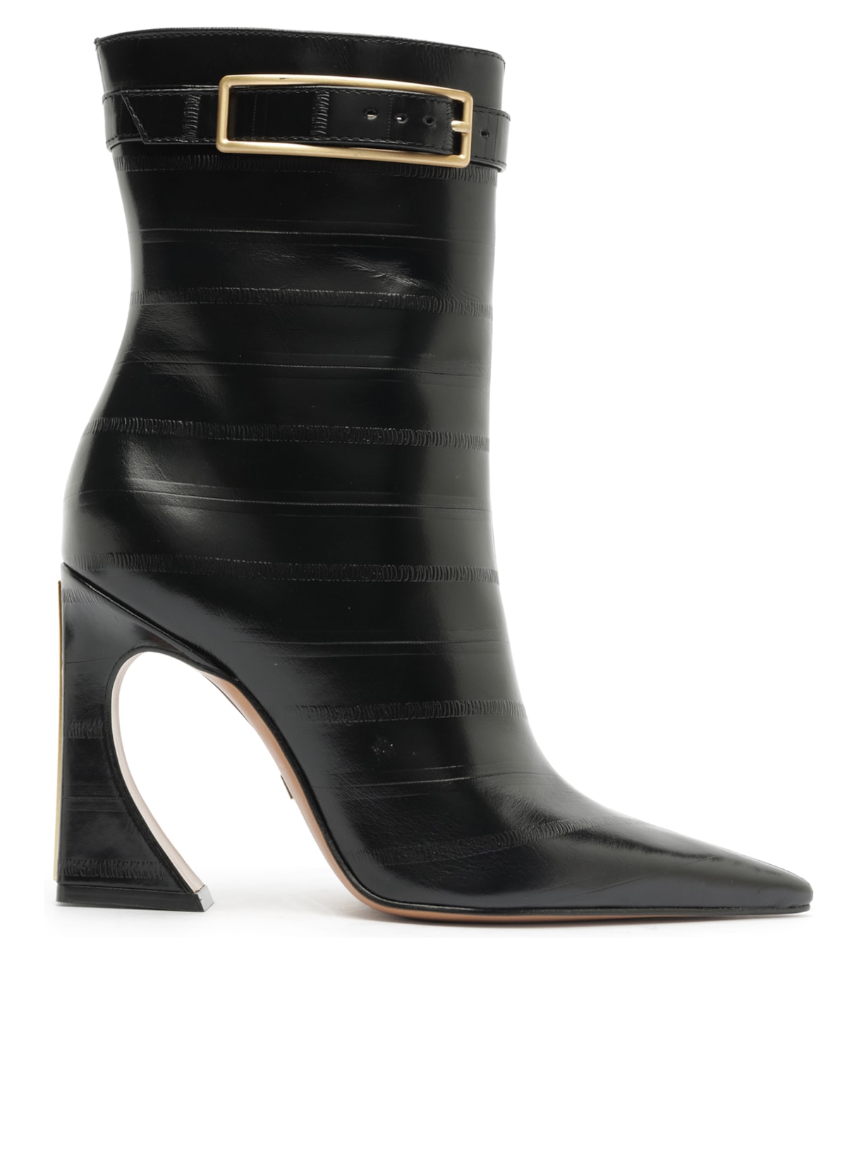 Bota Feminina Cano Médio Enguia Casein - Preto