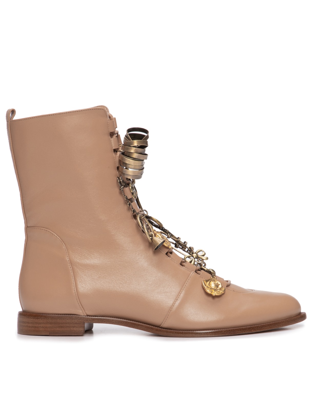 Bota Feminina Charms Bootie - Marrom