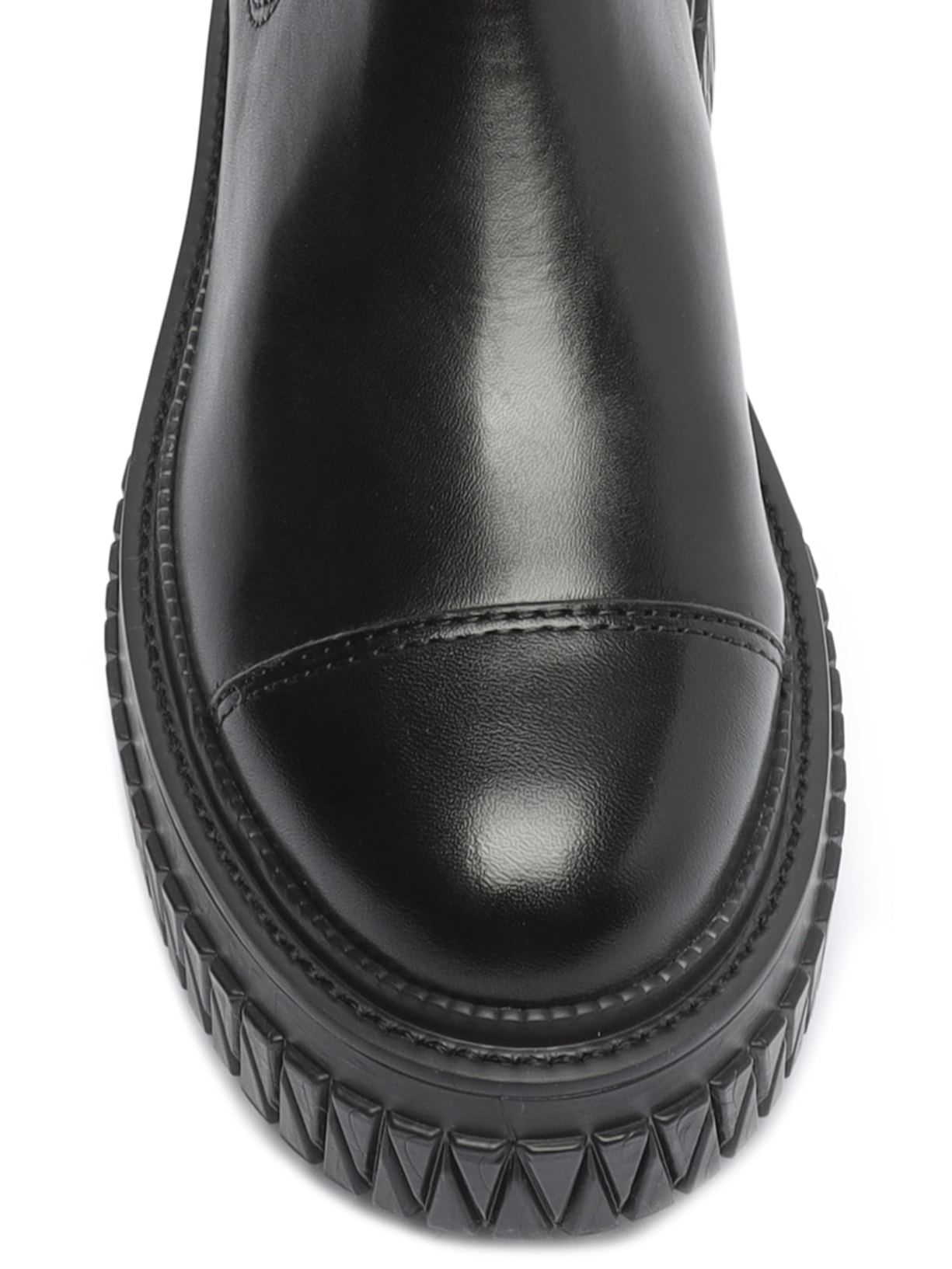 Bota Feminina Chelsea Cano Médio Bold Couro Preto Schutz