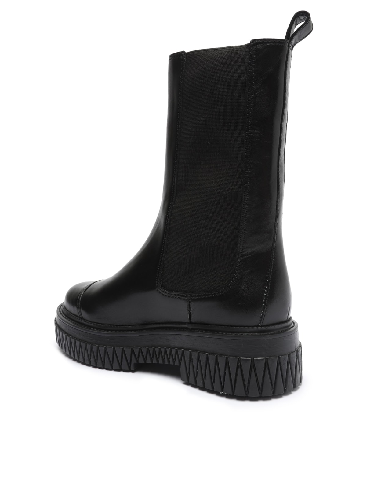 Bota Feminina Chelsea Cano Médio Bold Couro Preto Schutz