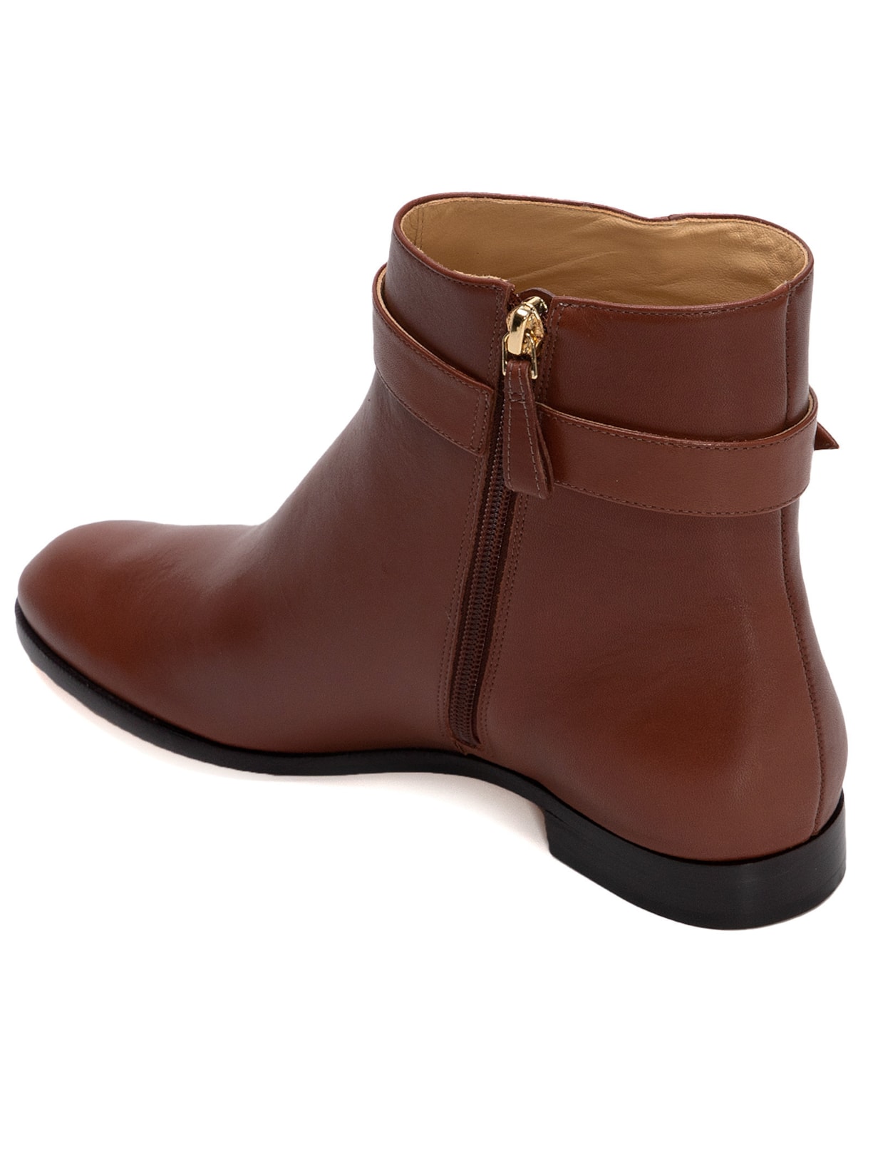 Bota Feminina Clarita City Bootie Flat Marrom Alexandre Birman