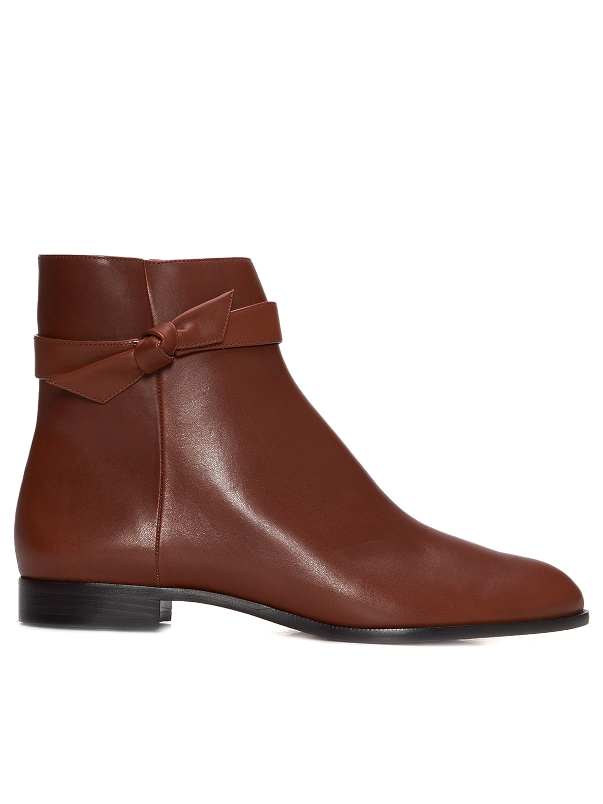 Bota Feminina Clarita City Bootie Flat Marrom Alexandre Birman