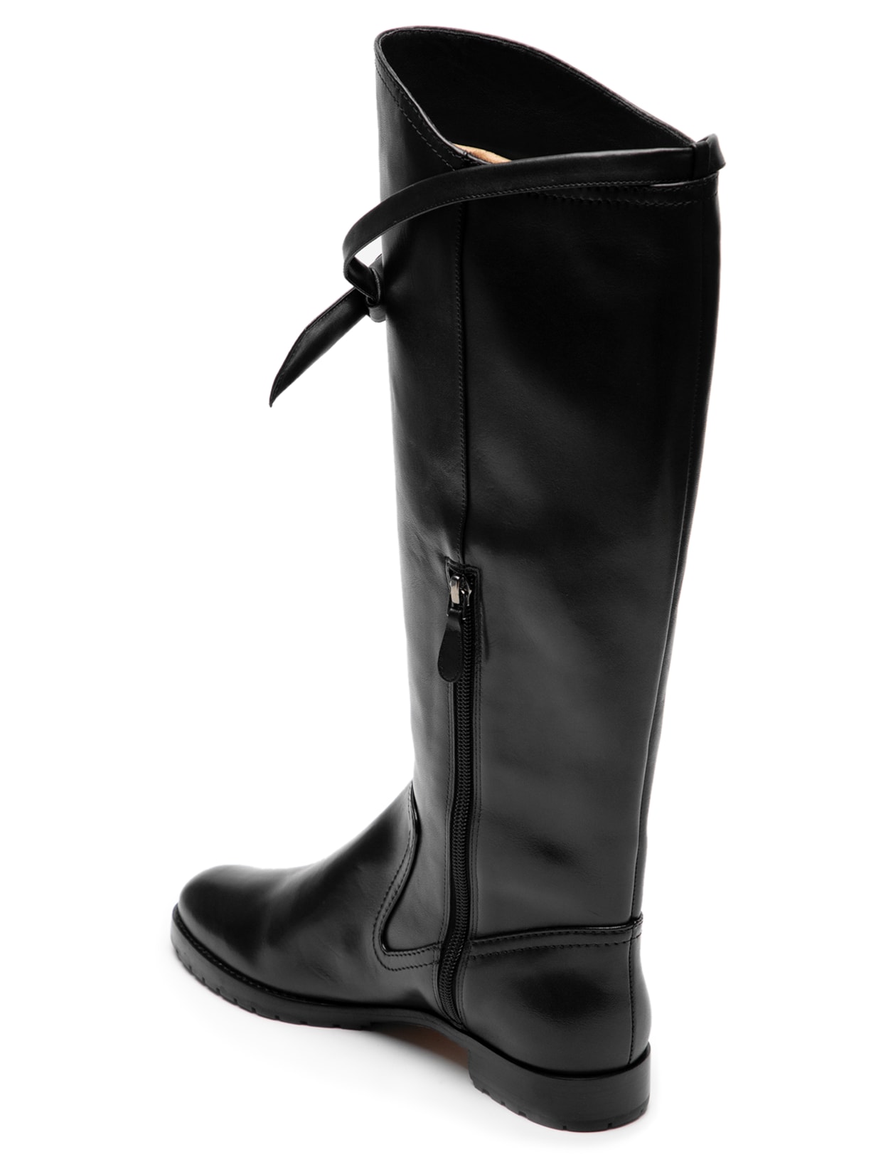 Bota Feminina Clarita Saddlery Boot Preto Alexandre Birman