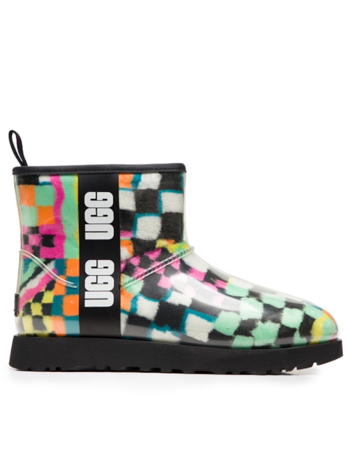 Bota Feminina Classic Clear Mini Checks - Verde