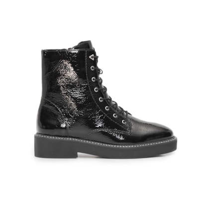 Bota Feminina Coturno Bel Knit - Preto