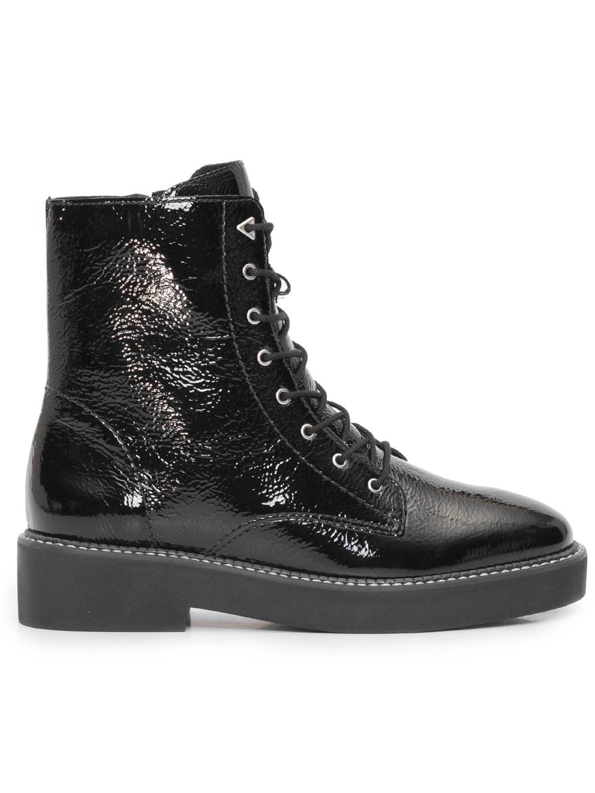 Bota Feminina Coturno Bel Knit - Preto