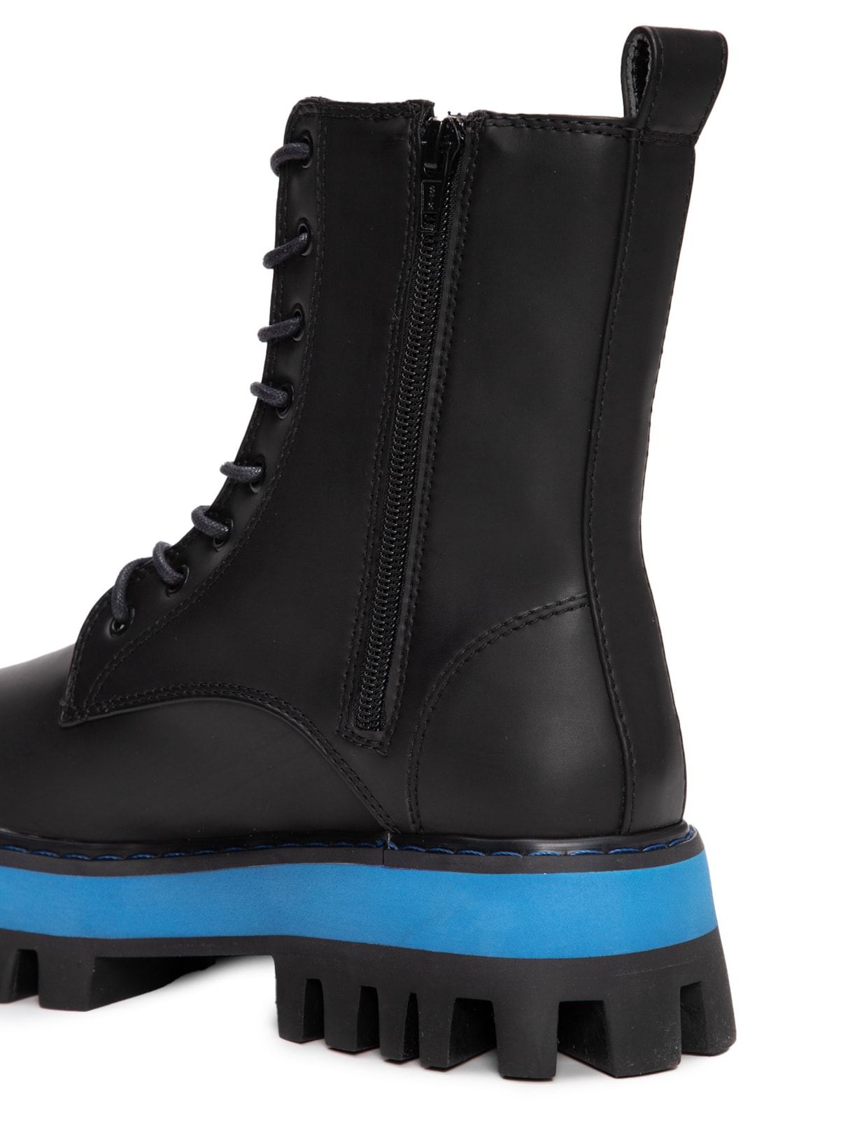 Bota Feminina Coturno Folha Básico Preto Farm