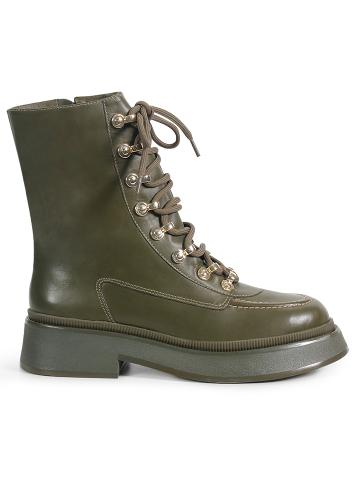 Bota Feminina Coturno Isla + Nati Vozza - Verde