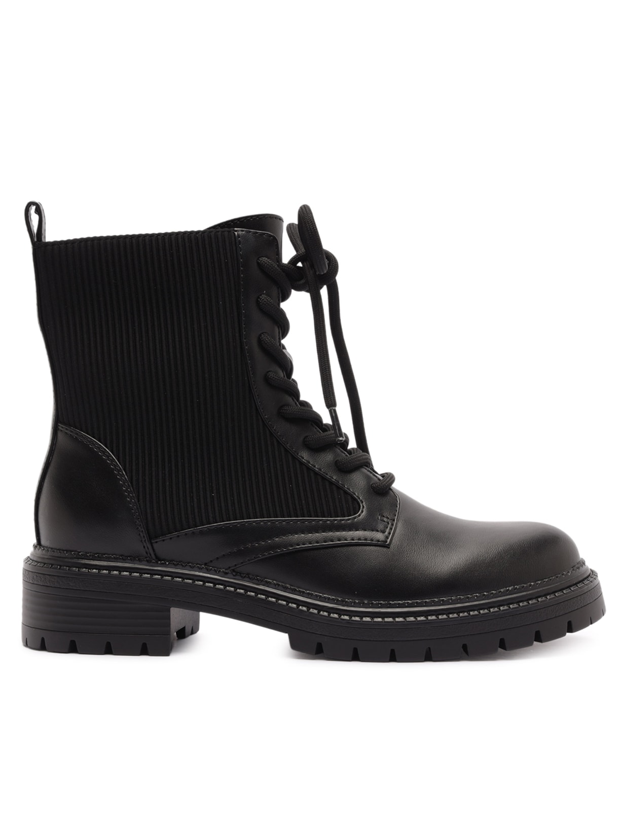 Bota Feminina Coturno - Preto