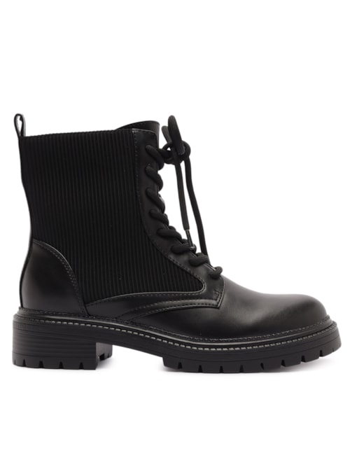 Bota Feminina Coturno - Preto