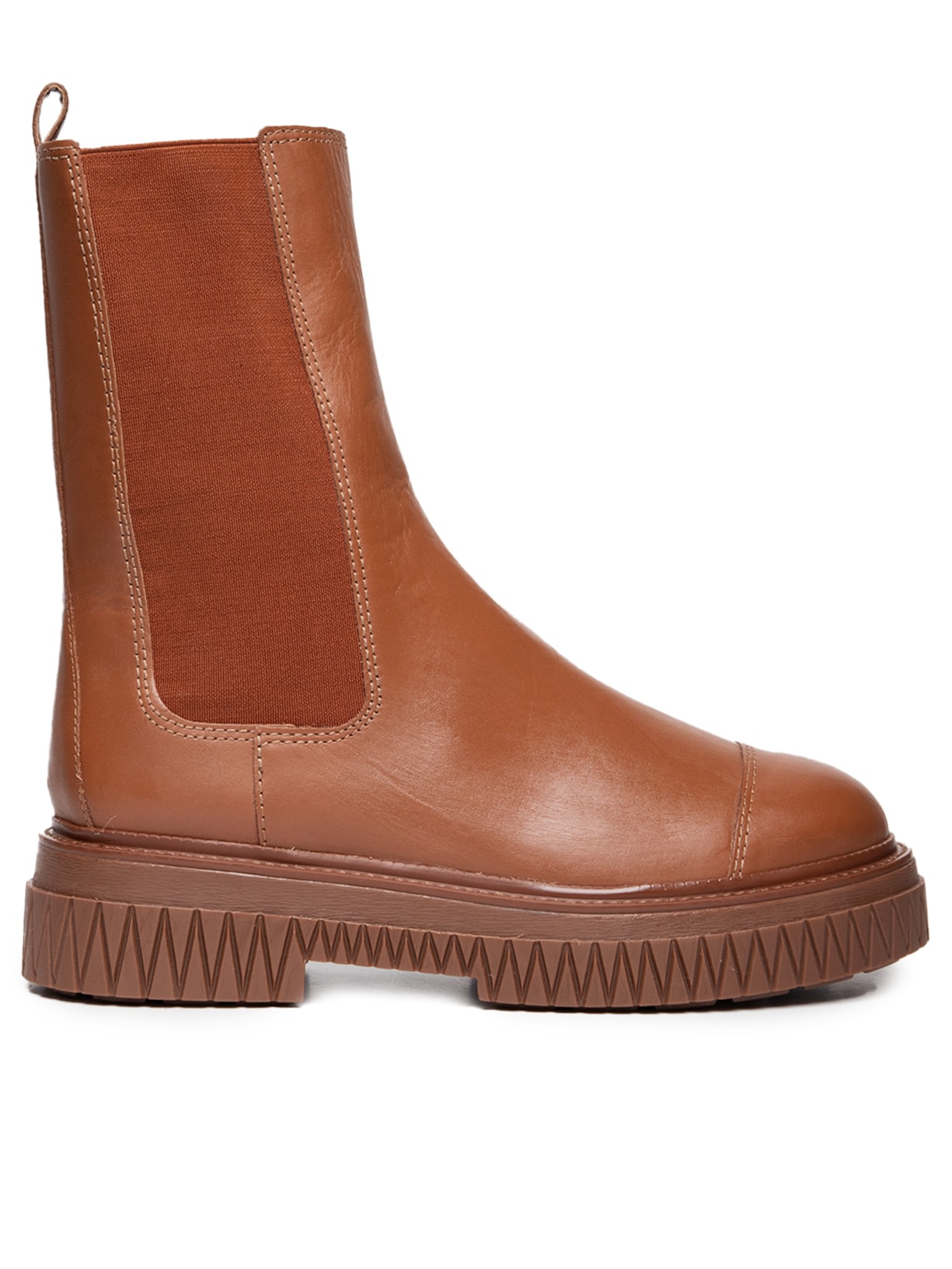 Bota Feminina Coturno Tratorado - Marrom