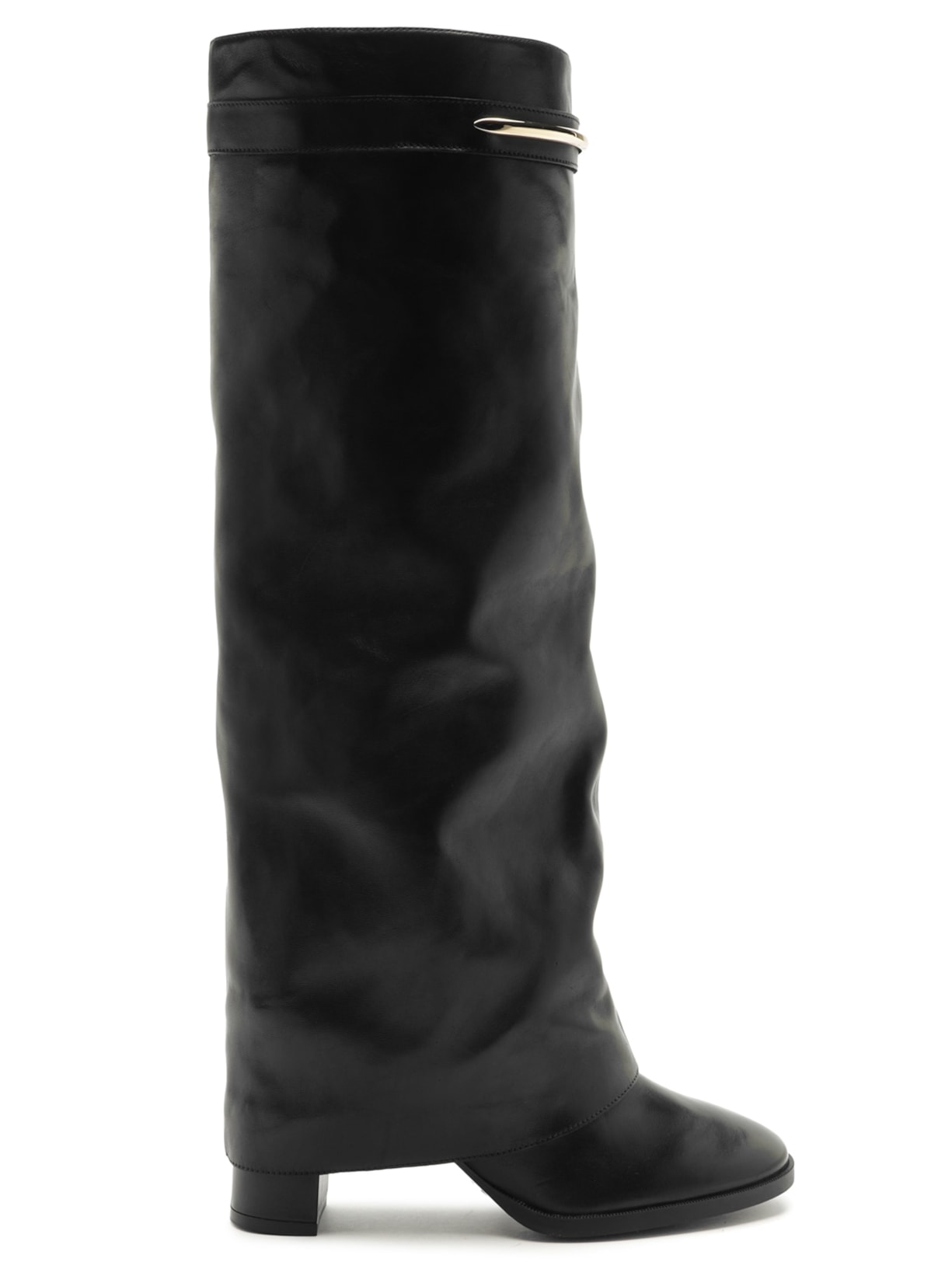Bota Feminina Couro Cano Alto Preto Arezzo
