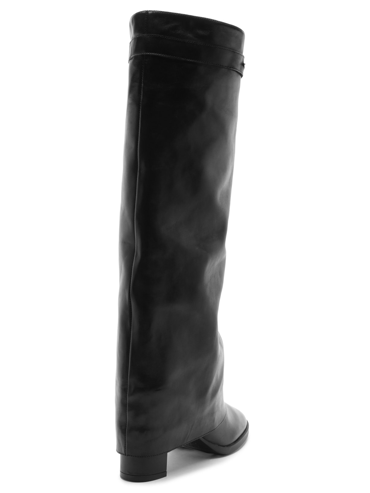 Bota Feminina Couro Cano Alto Preto Arezzo