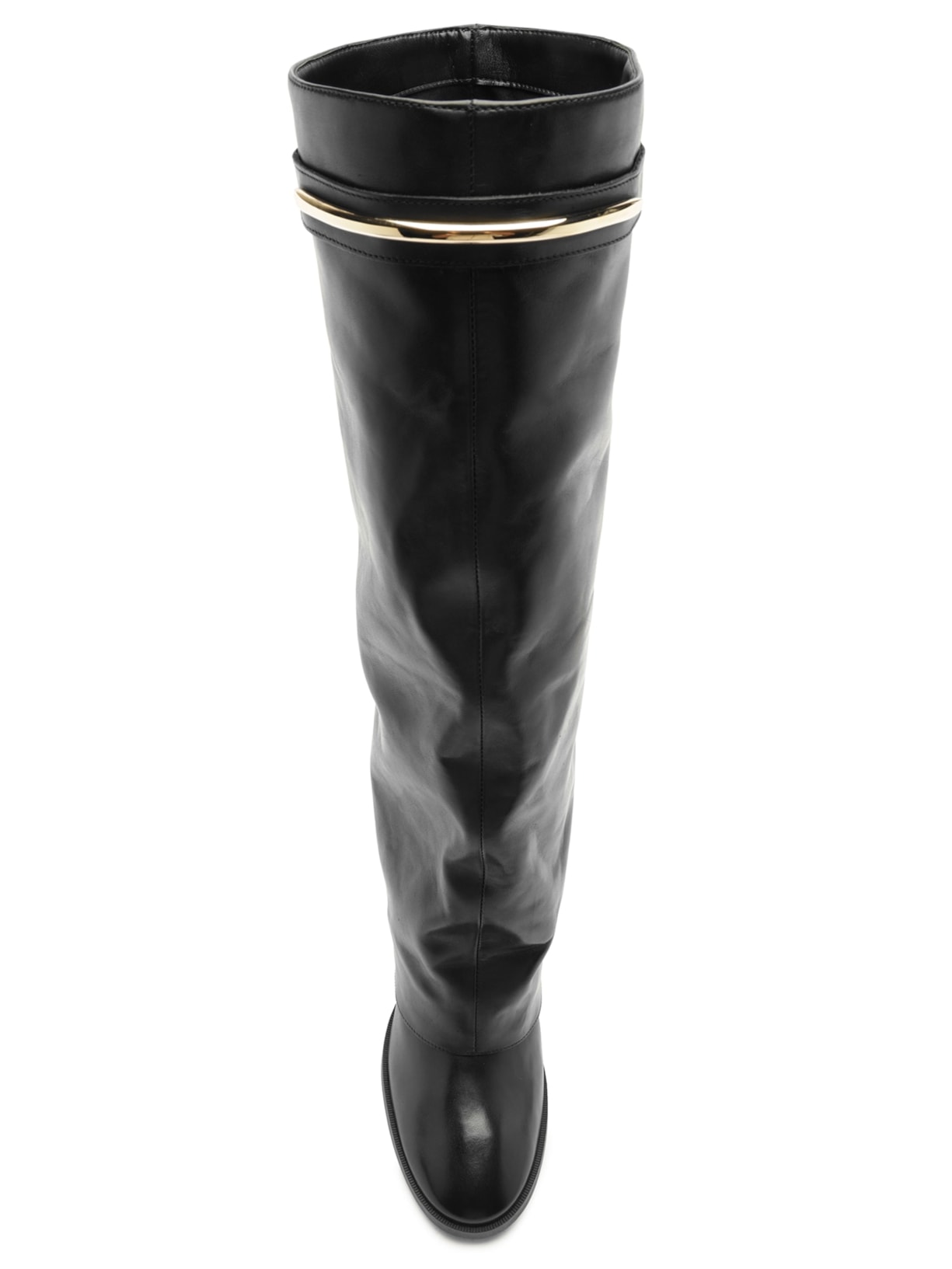 Bota Feminina Couro Cano Alto Preto Arezzo