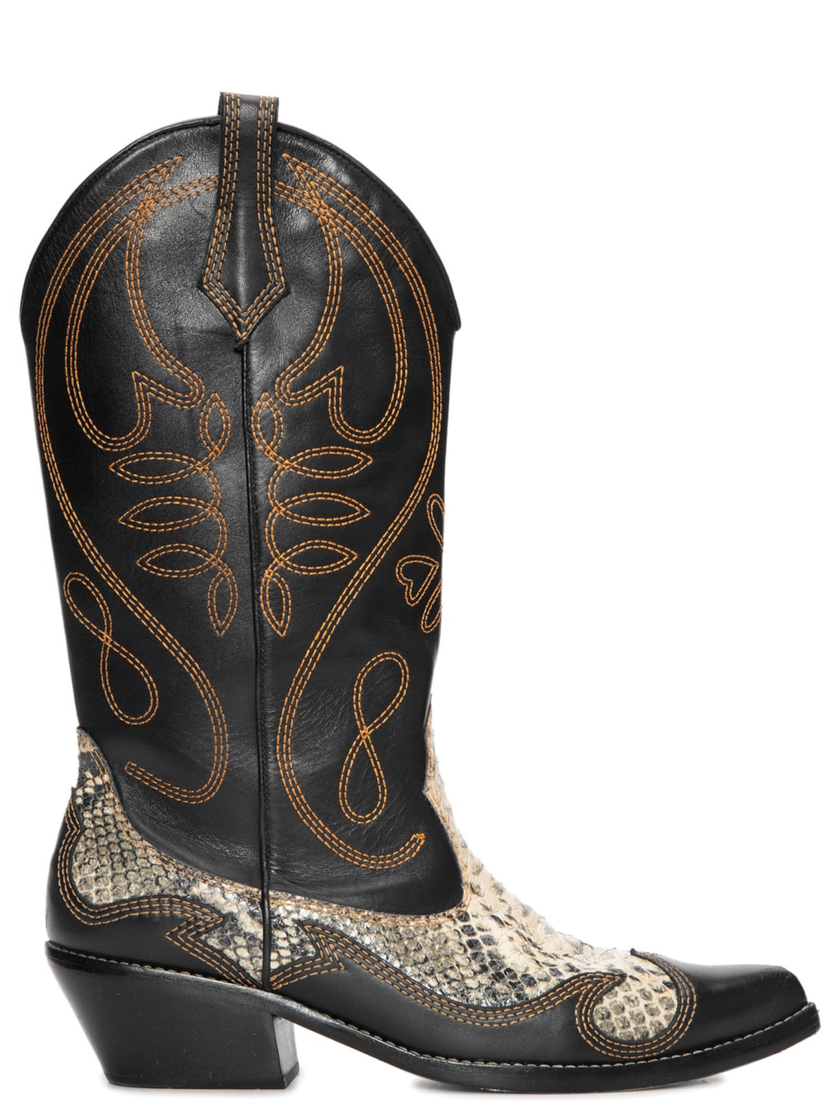 Bota Feminina Couro Drielle - Preto