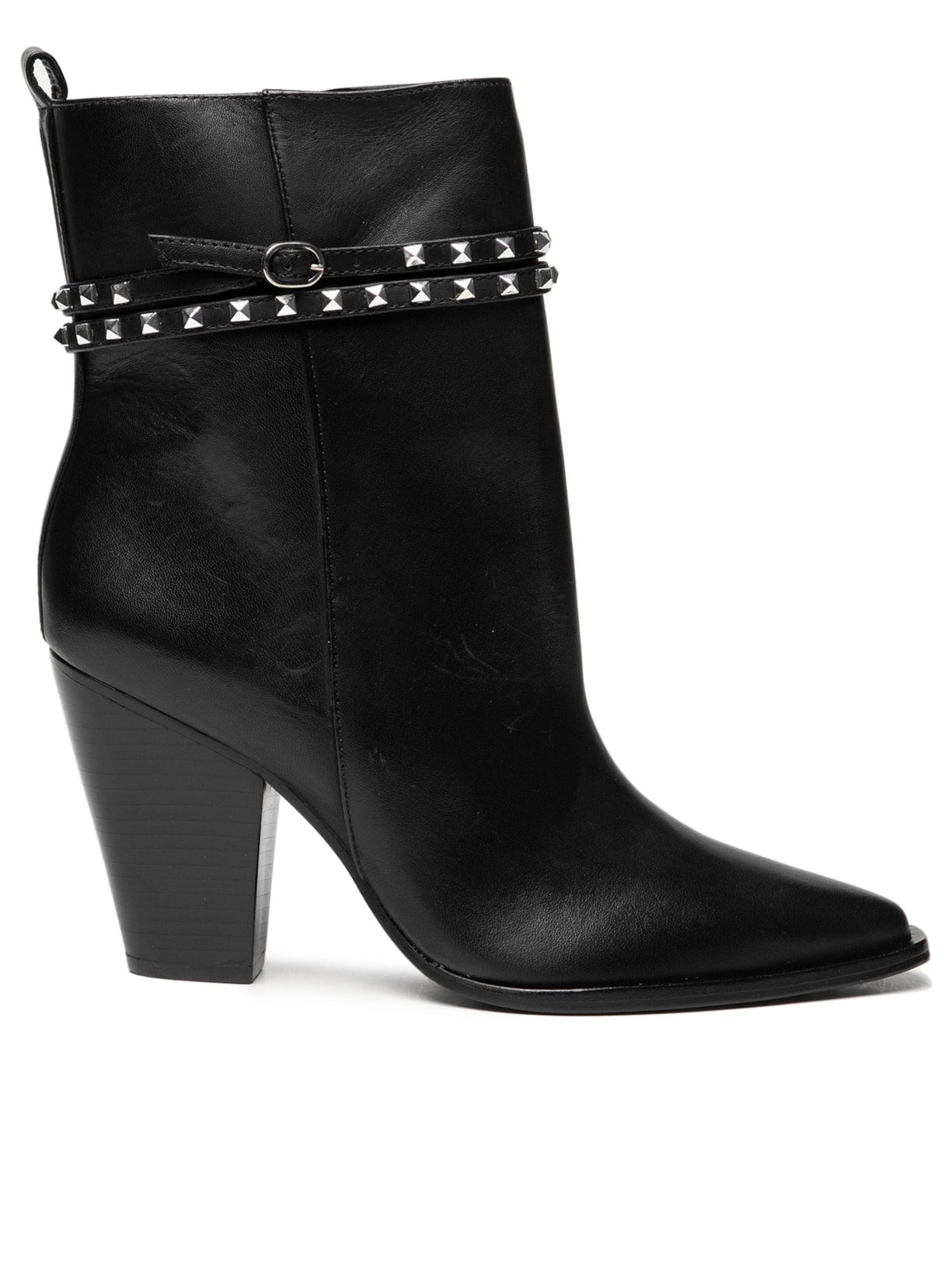 Bota Feminina Couro - Preto