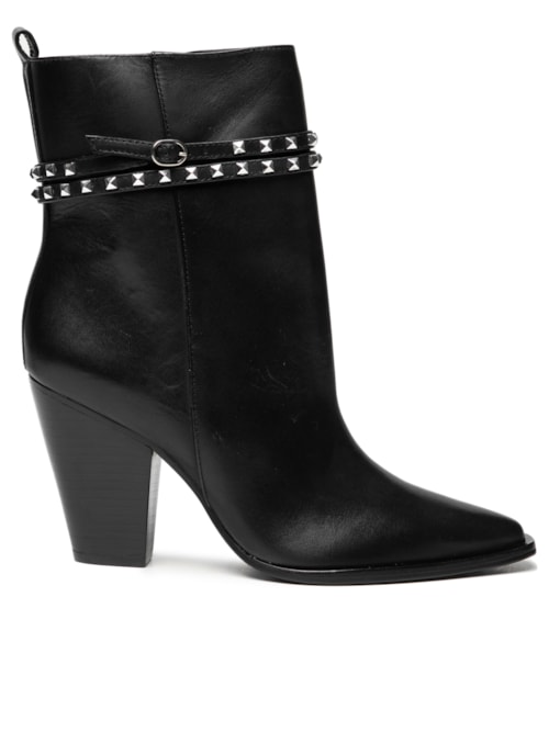 Bota Feminina Couro - Preto