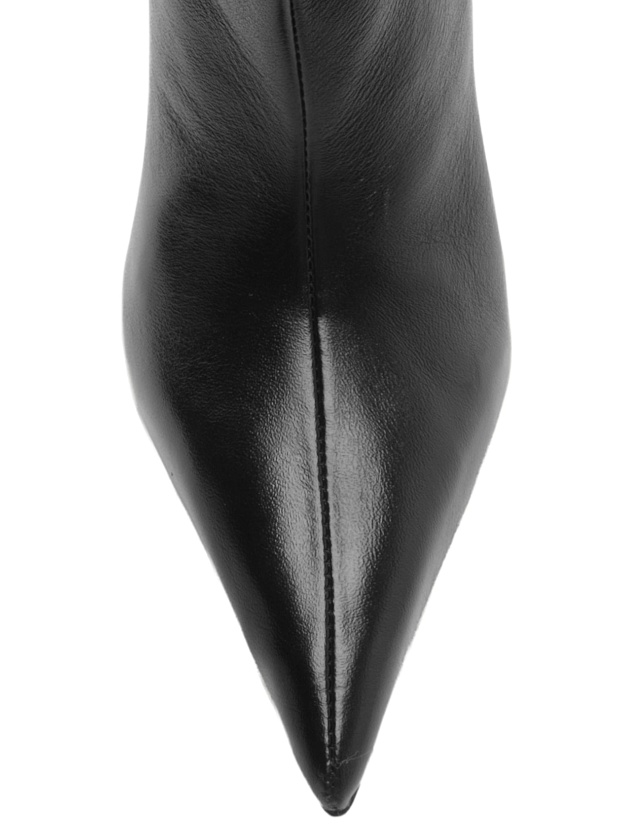 Bota Feminina Couro Salto Anabela Slouchy Preto Arezzo