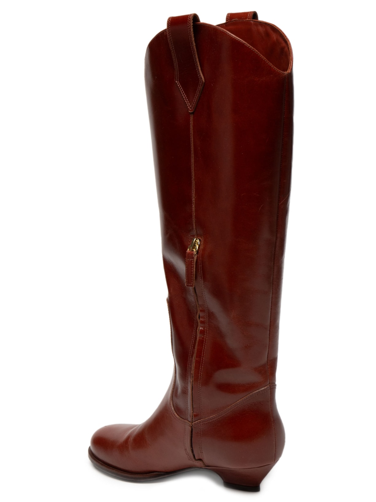 Bota Feminina Couro Stella Marrom Nk