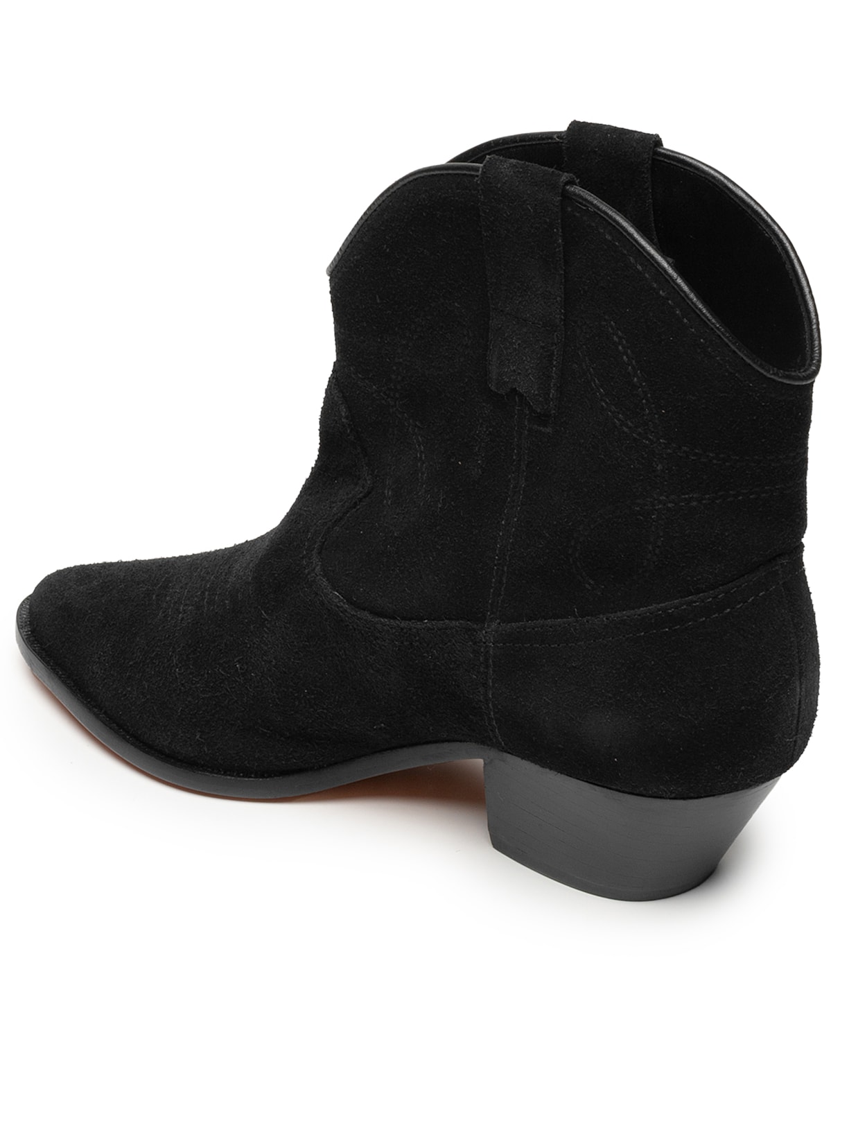 Bota Feminina Cow Suede Preto Schutz