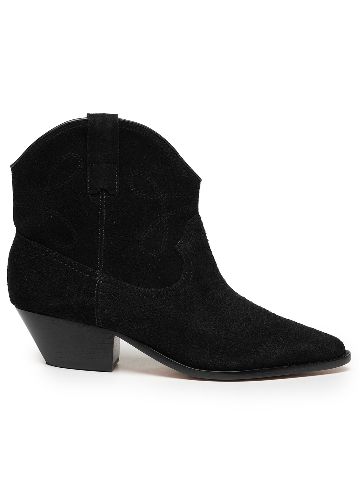 Bota Feminina Cow Suede Preto Schutz