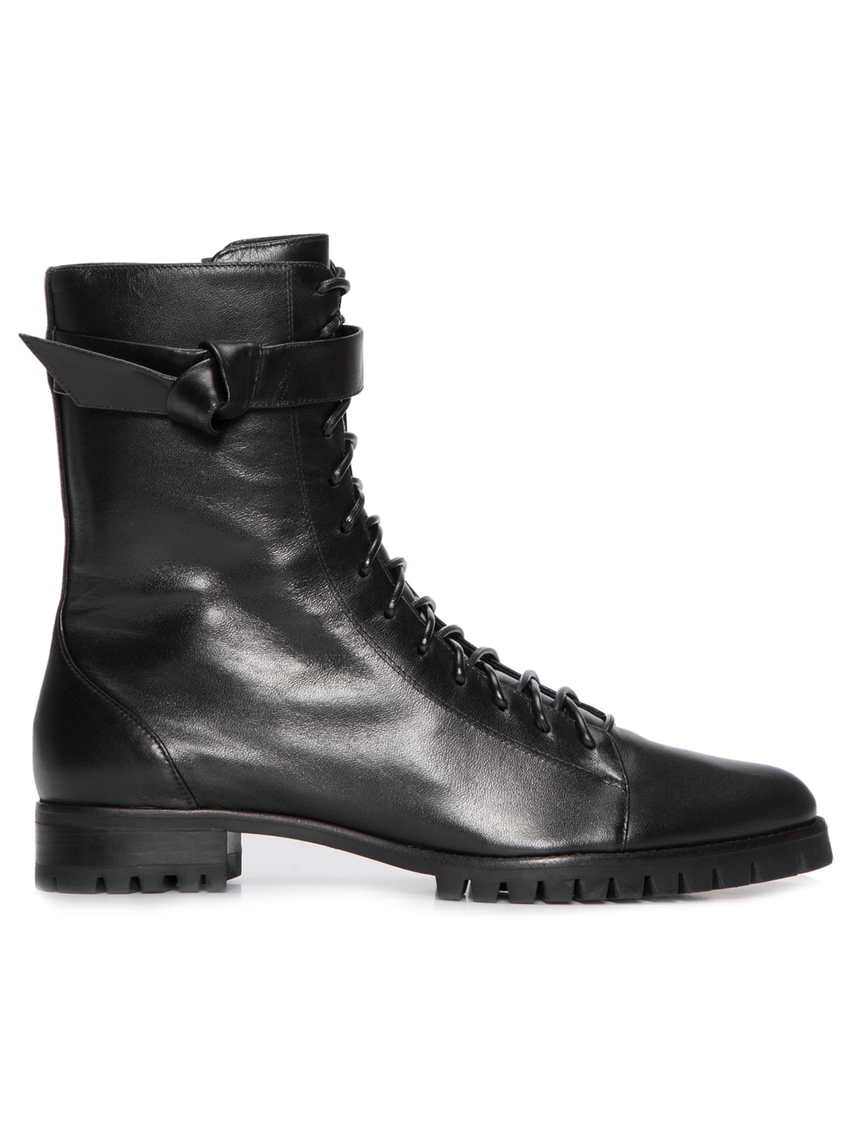 Bota Feminina Evelyn Bootie Flat - Preto