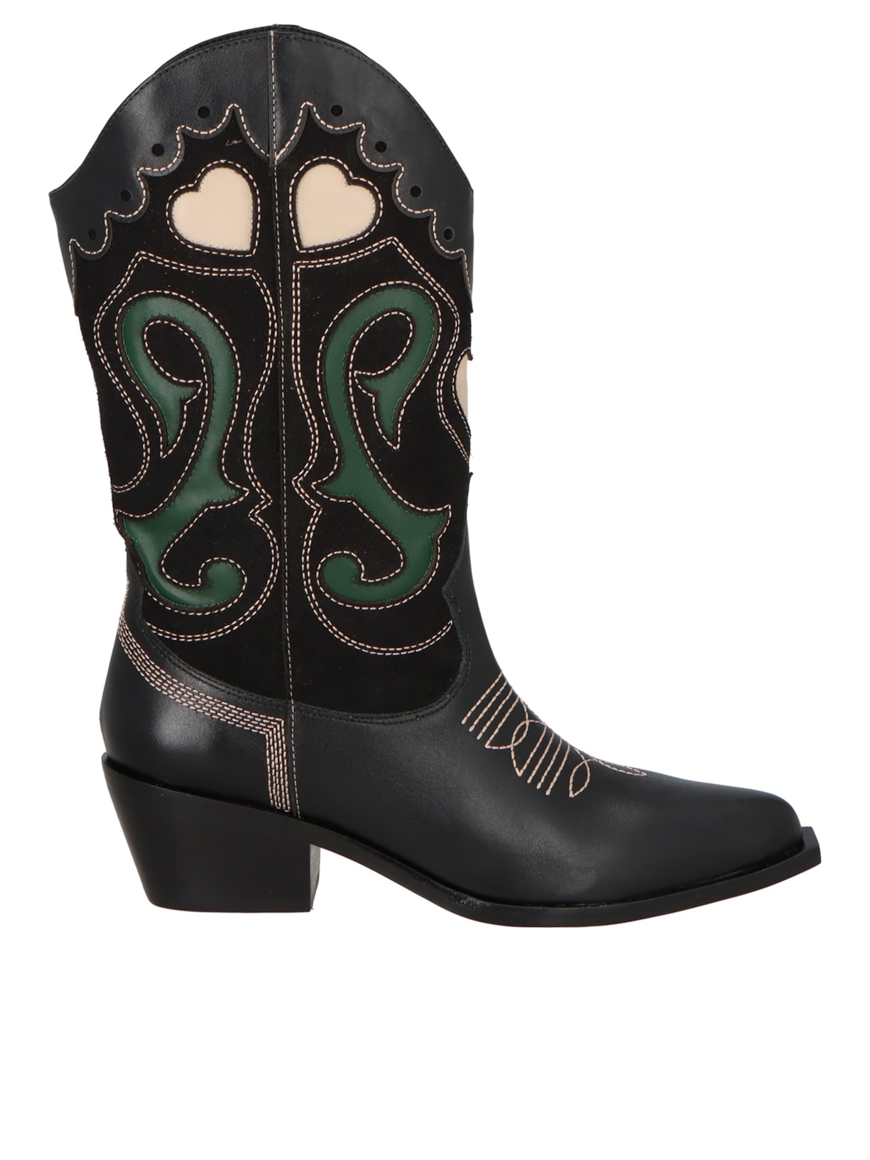 Bota Feminina Grease Monta - Preto