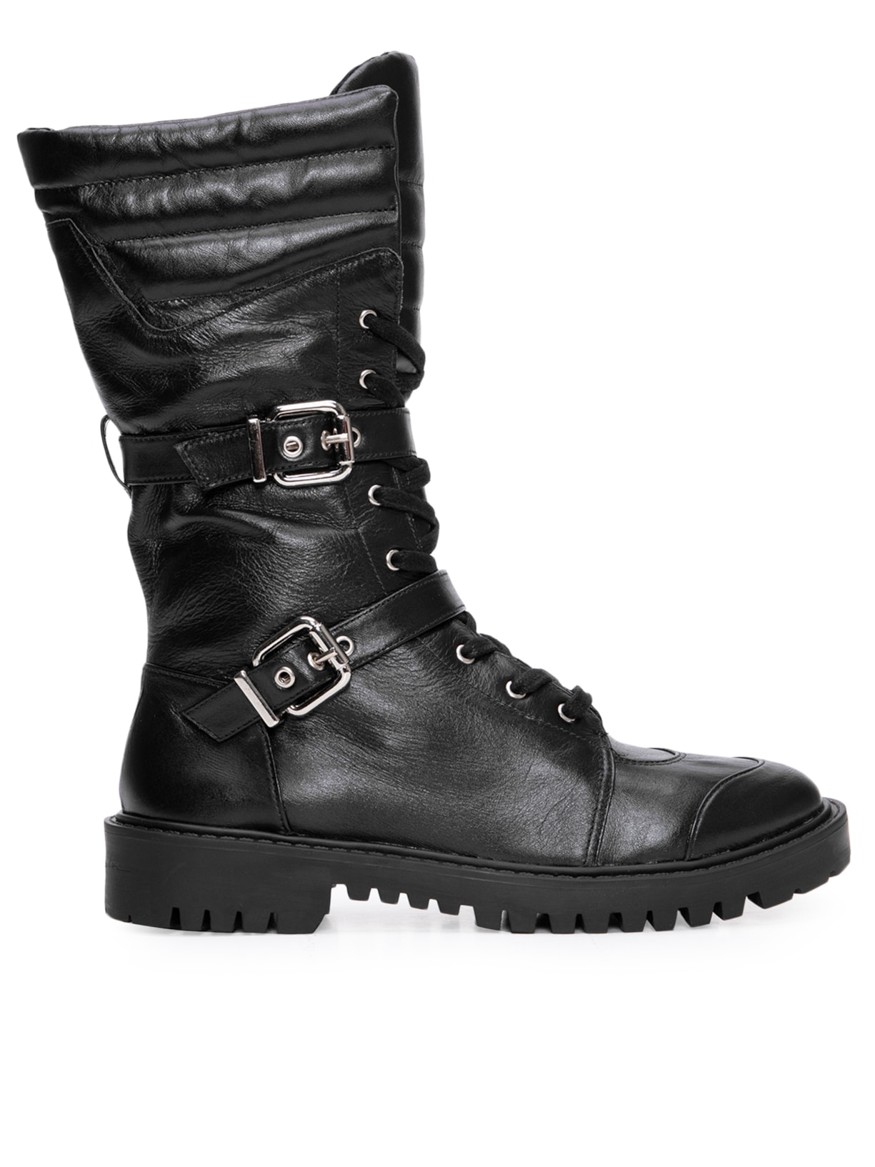 Bota Feminina Grease - Preto
