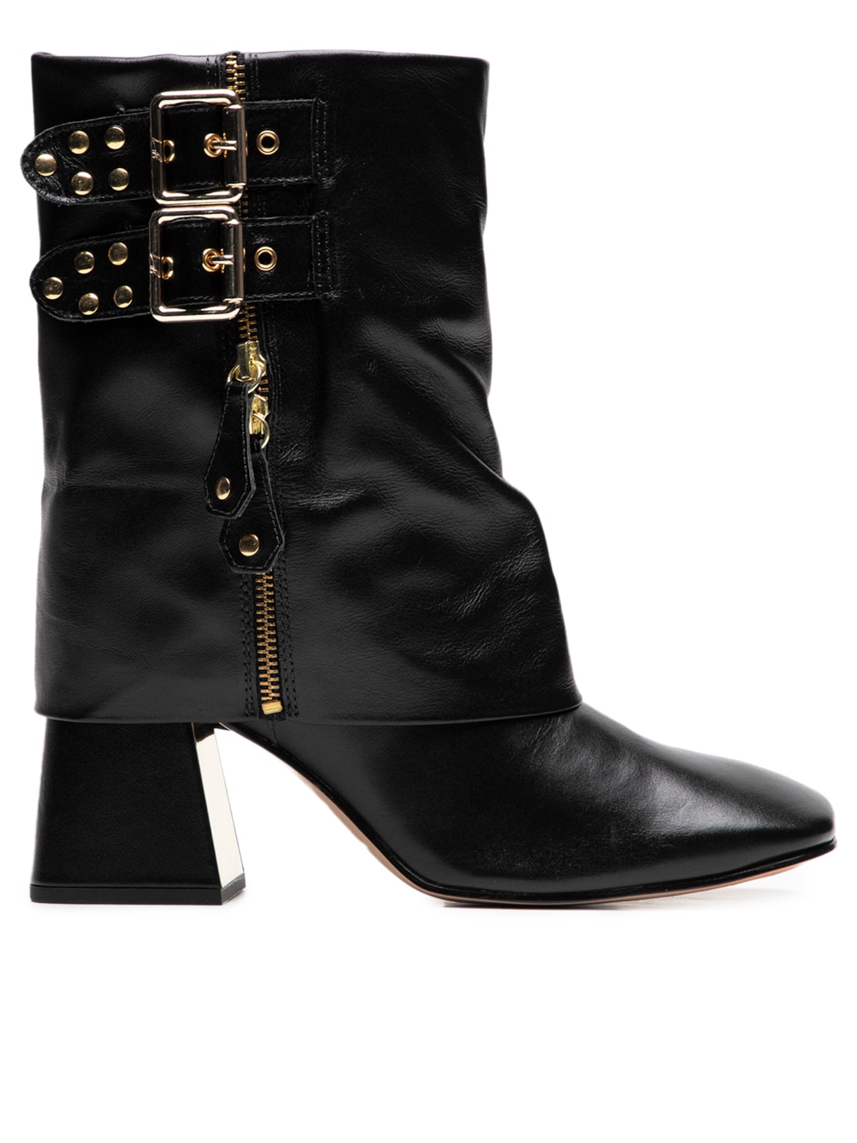 Bota Feminina Grease - Preto