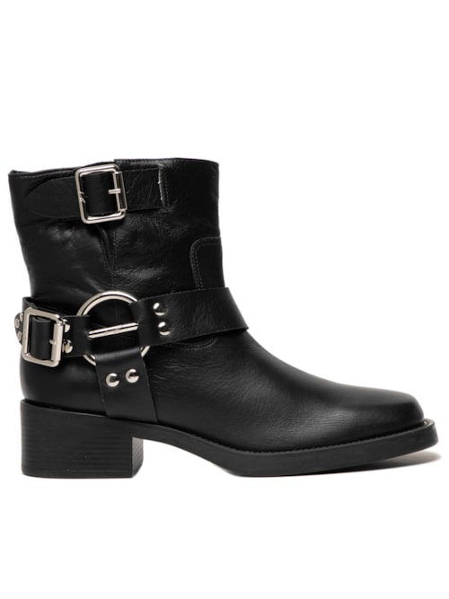 Bota Feminina Grease - Preto