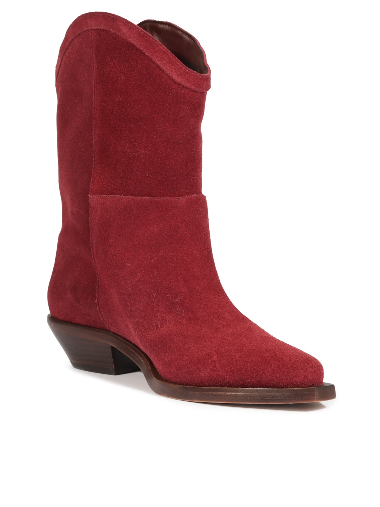 Bota Feminina Heavy Suede Vermelho Schutz