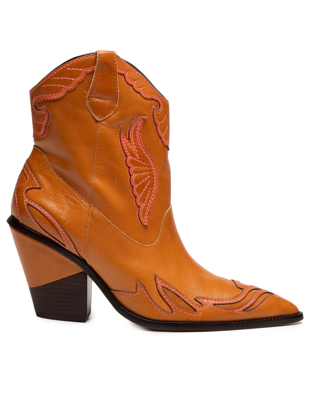 Bota Feminina Leather - Marrom