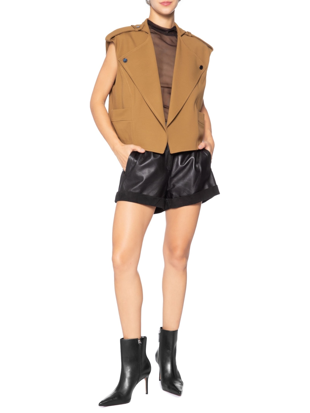 Bota Feminina Mikki Casual Preto Schutz