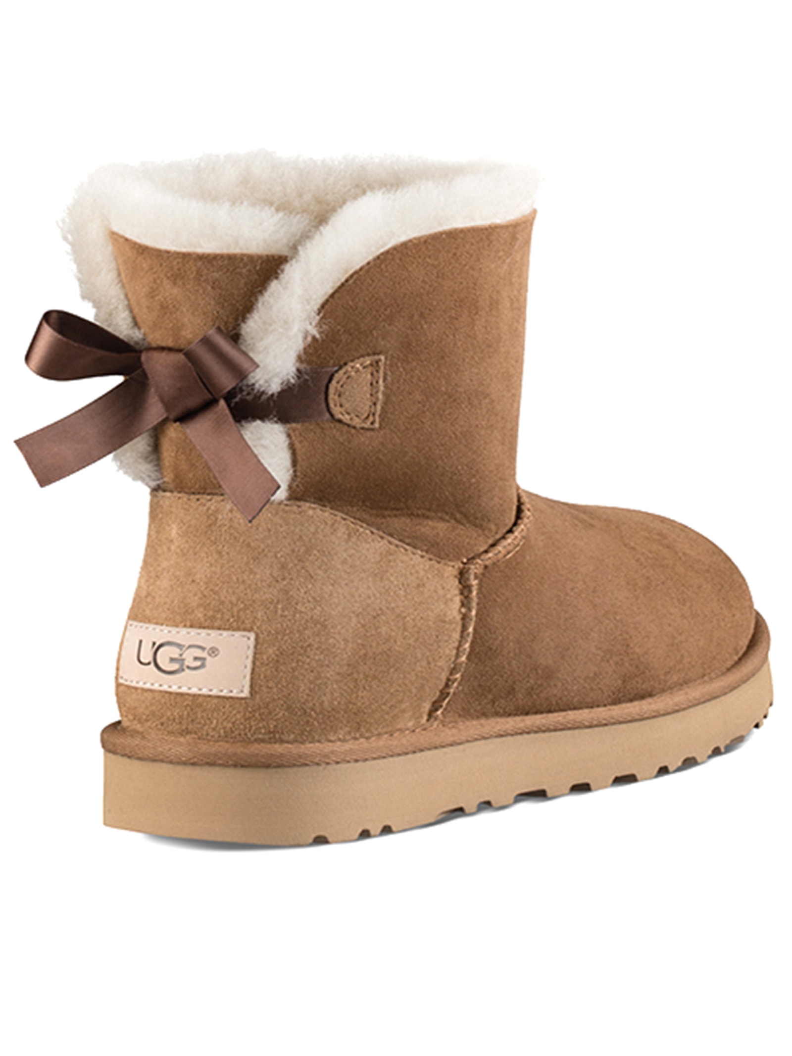 UGG MINI 思い浮かべる SPILL SEAM BOW BOOT アグ ムートンブーツ