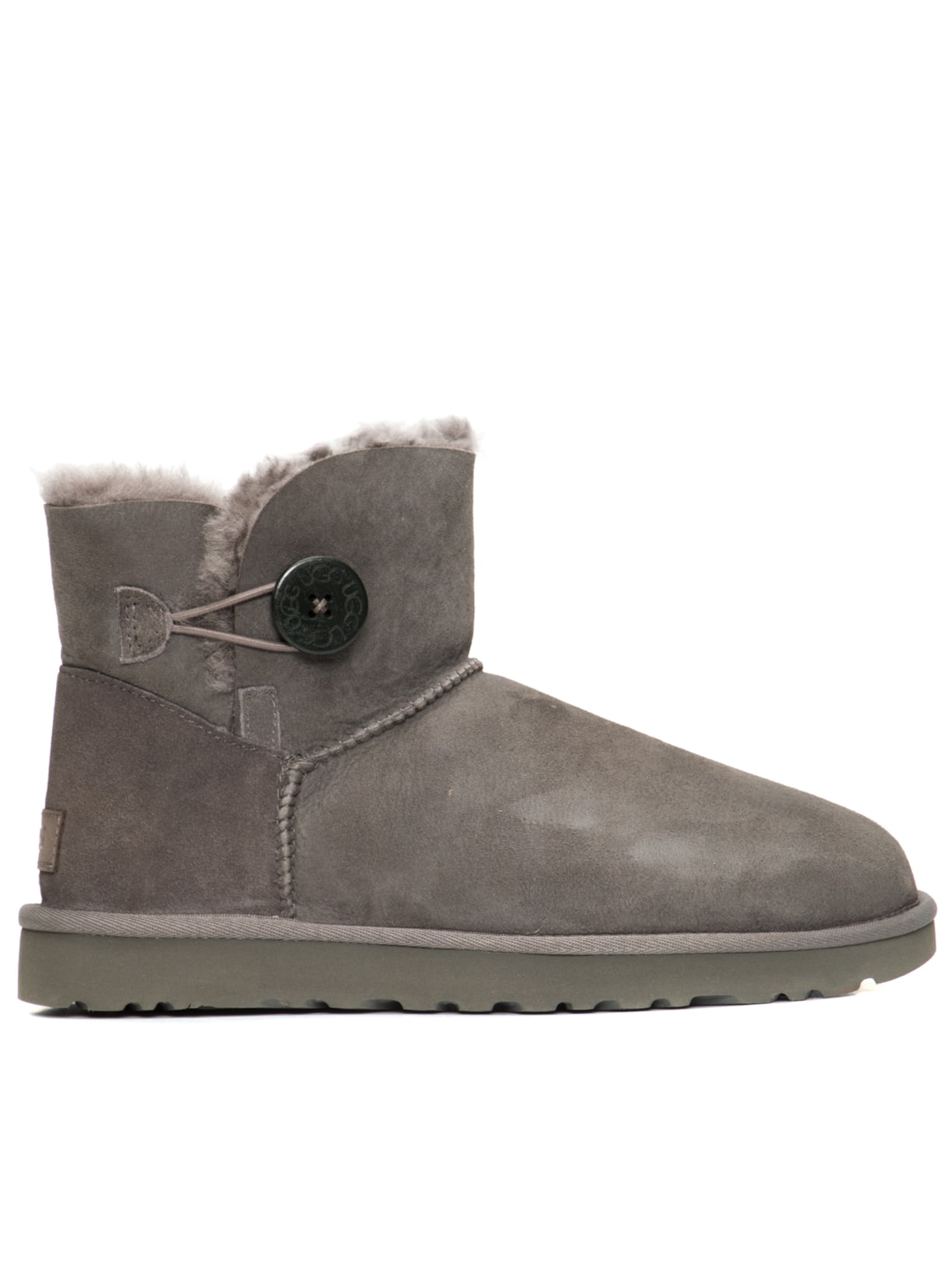 Bota Feminina Mini Bailey Button - Cinza