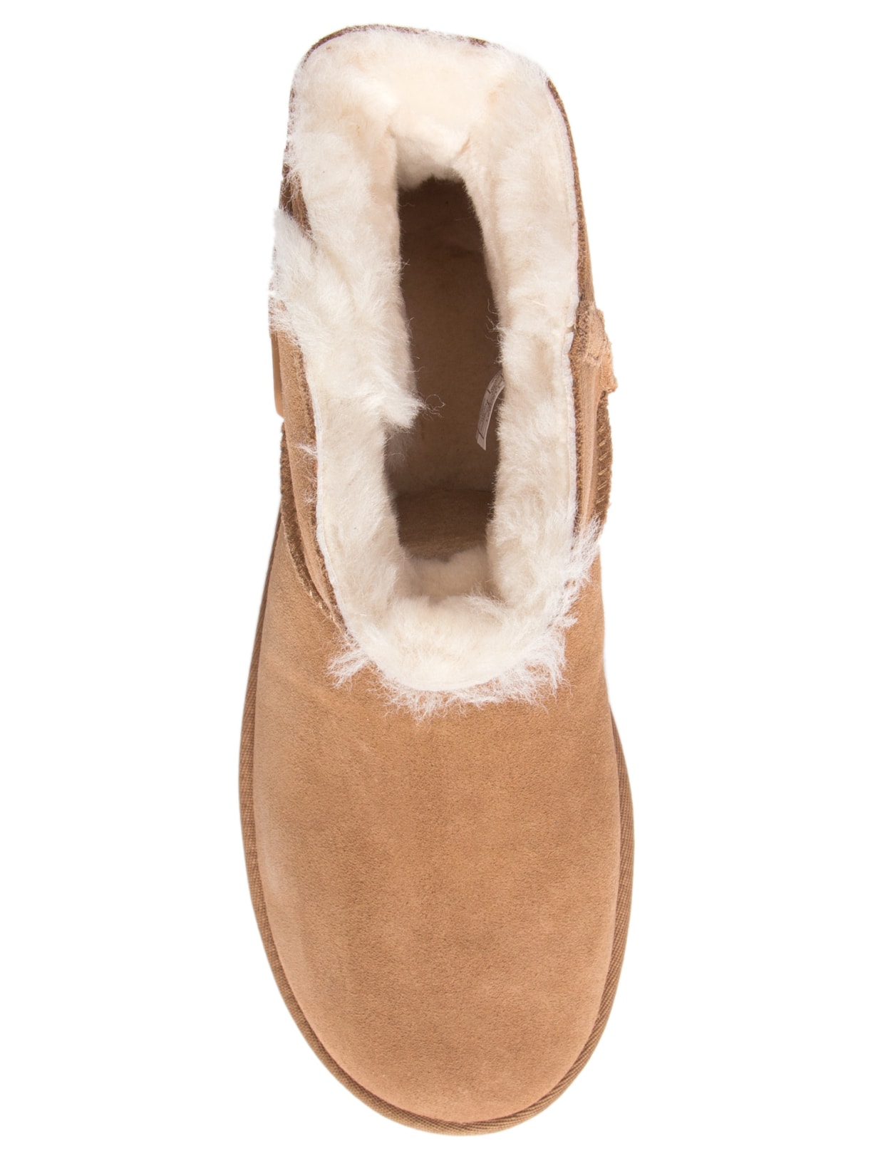 Bota Feminina Mini Bailey Logo Strap Marrom Ugg