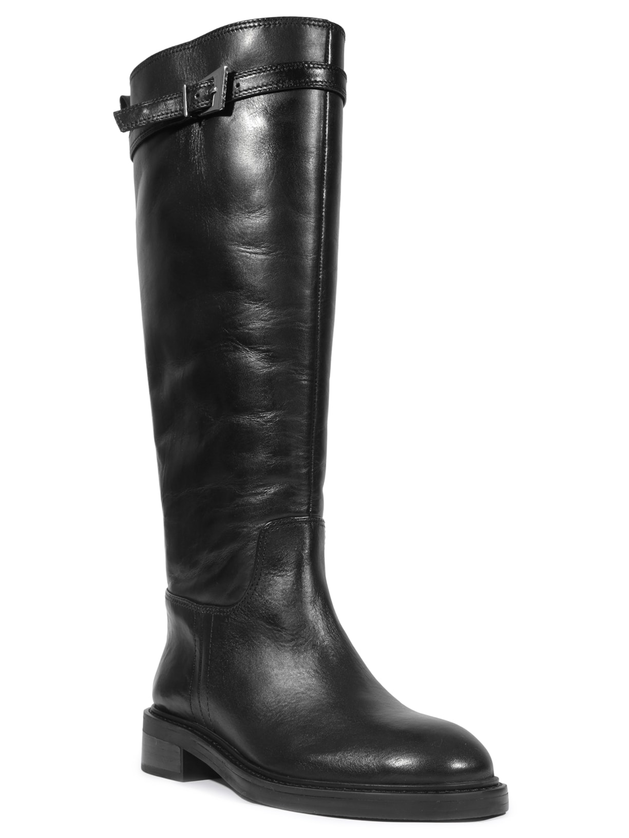 Bota Feminina Modern Couro Preto Schutz