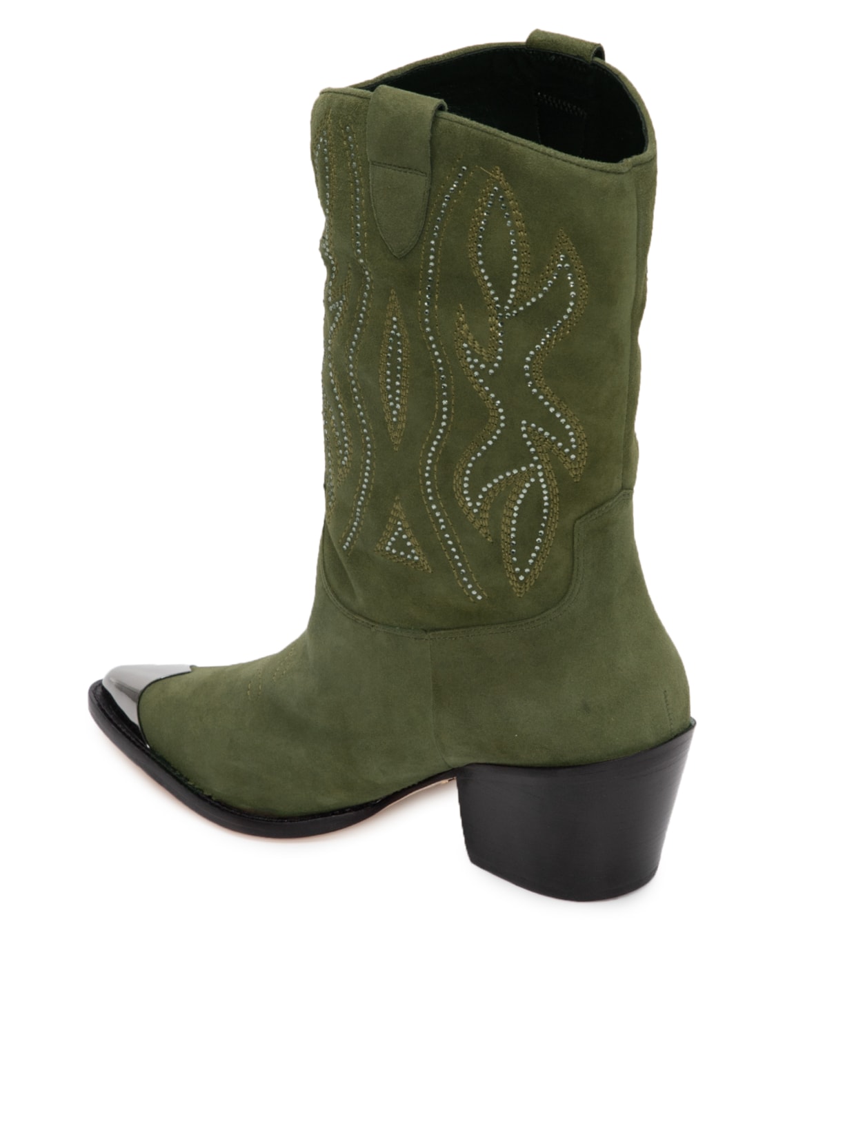 Bota Feminina Nara Verde Paula Torres + Nati Vozza